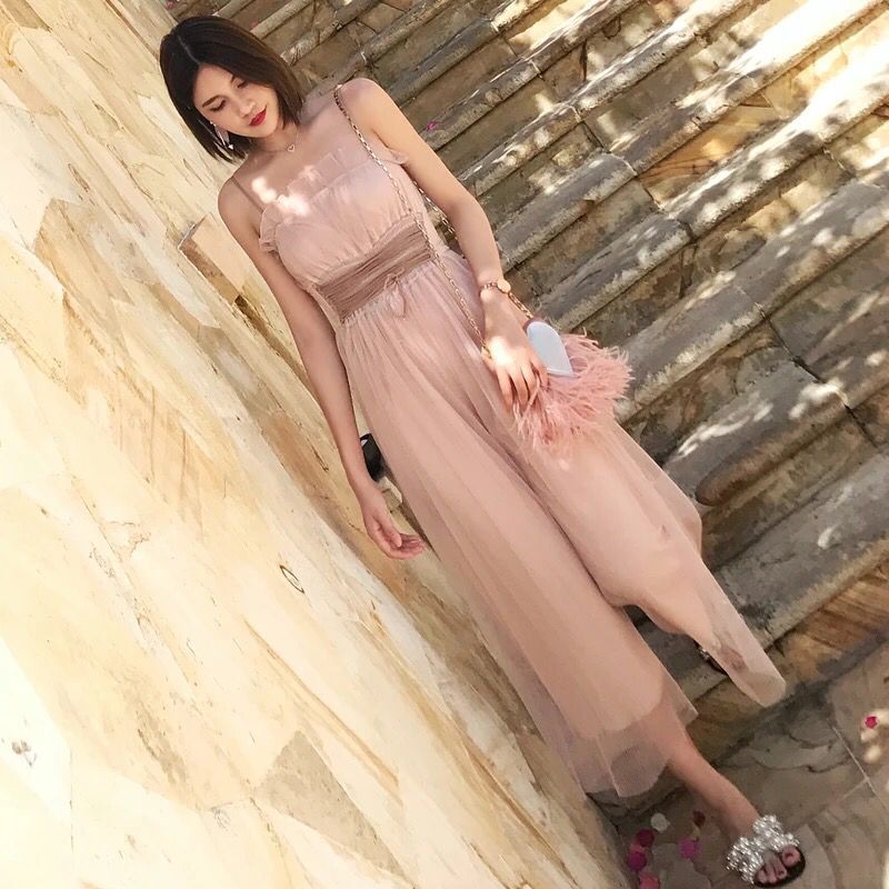 丝驼一澜连衣裙